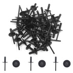 50Pcs Plastic Rivets Door Bumper Fastener Clip for BMW 