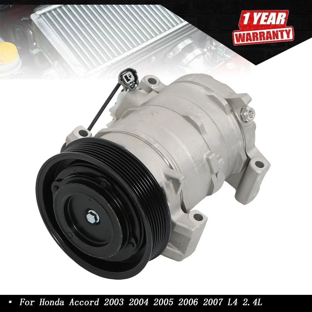 A/C Compressor for Honda Accord (2003–2007) L4 2.4L