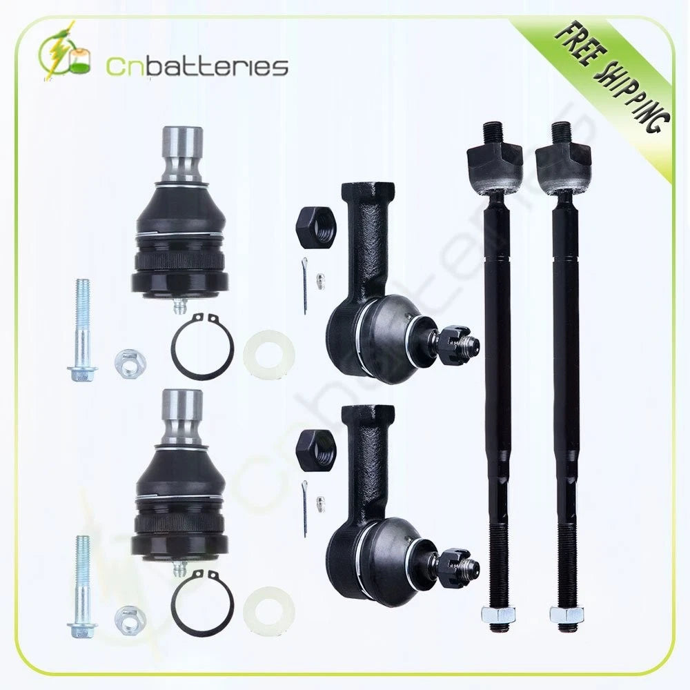 Set of 6 Suspension Ball Joint Tie Rod Ends for Dodge Stratus (2001–2005)