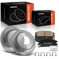 Set of 2 Rear Disc Brake Rotors & Ceramic Pads for Honda Passport (1994–2002)