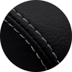 Leather Console Lid Armrest Cover for Chevrolet Malibu (2008–2012) Gray Stitch
