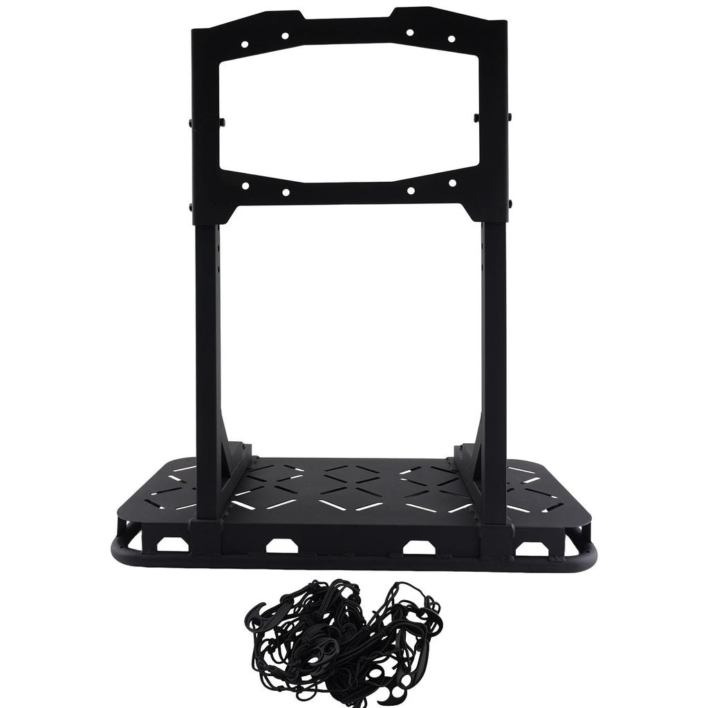 Black Steel Tire Cargo Rack for Jeep Wrangler JL (2018–2025)