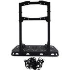 Black Steel Tire Cargo Rack for Jeep Wrangler JL (2018–2025)