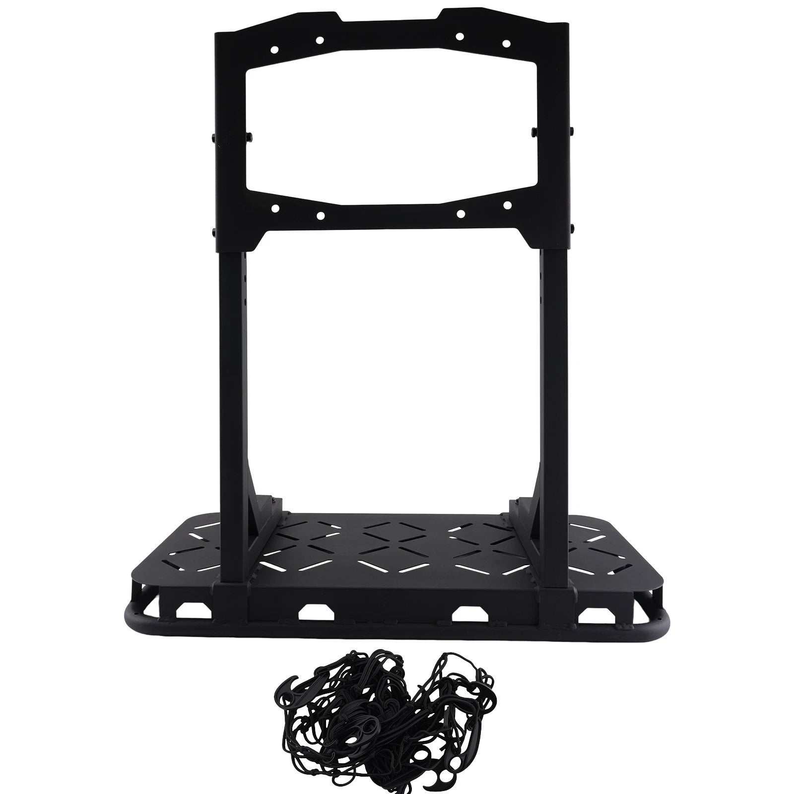 Black Steel Tire Cargo Rack for Jeep Wrangler JL (2018–2025)