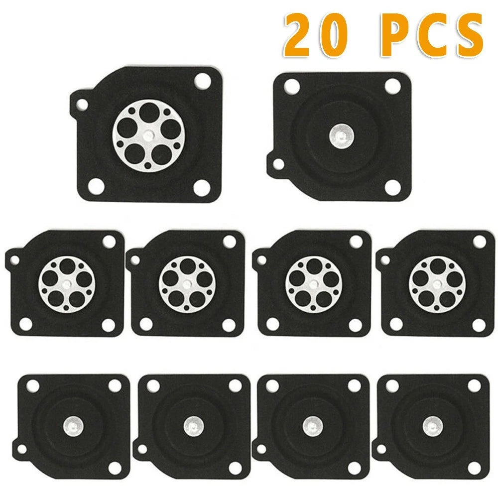 20pc Carburetor Metering Diaphragm Repair Kit for Zama C1U (A015010)