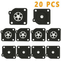 20pc Carburetor Metering Diaphragm Repair Kit for Zama C1U (A015010)