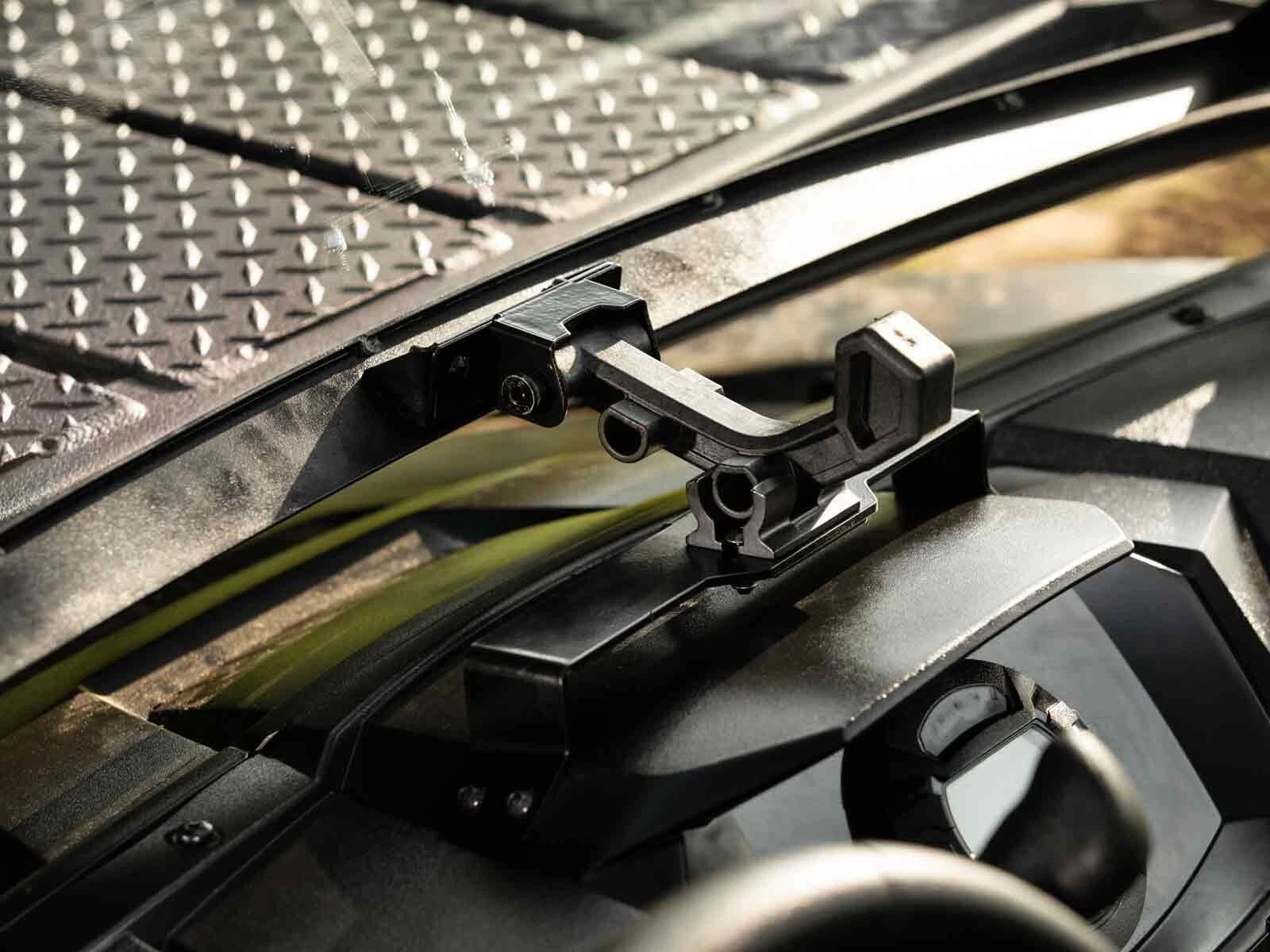 Clear Scratch Resistant Flip Windshield for Tracker 800SX (2019–2023)