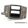 Dash Radio Bezel Climate Trim Panel for Dodge Ram (2002–2005) Beige