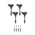 Set of 4 Ignition Coils & Spark Plugs for Toyota Camry RAV4 Sienna (L4)
