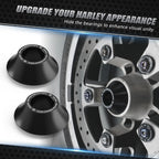 25mm Aluminum Front Axle Spacers for Harley Road King FLHR FLHRC FLHRXS (2008–2023)