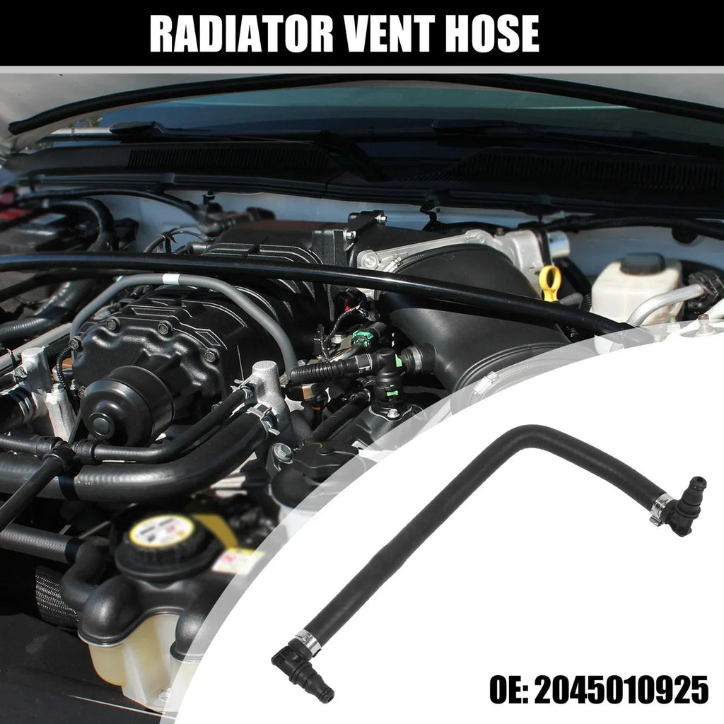 Radiator Vent Hose for Mercedes-Benz C250 2012-2015 Rubber Replacement