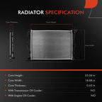 Radiator for Hyundai Sonata Kia Optima (2011-2013) 2.4L