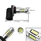 2X Super Bright 30-SMD LED Bulbs for Fog Driving Lights
