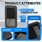 Tinted RV Window with Venetian Blinds for Camper Trailer (24" x 15")