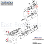 Lower Unit Seal Kit for Yamaha Outboard (93101-30002, 931-01300-02)