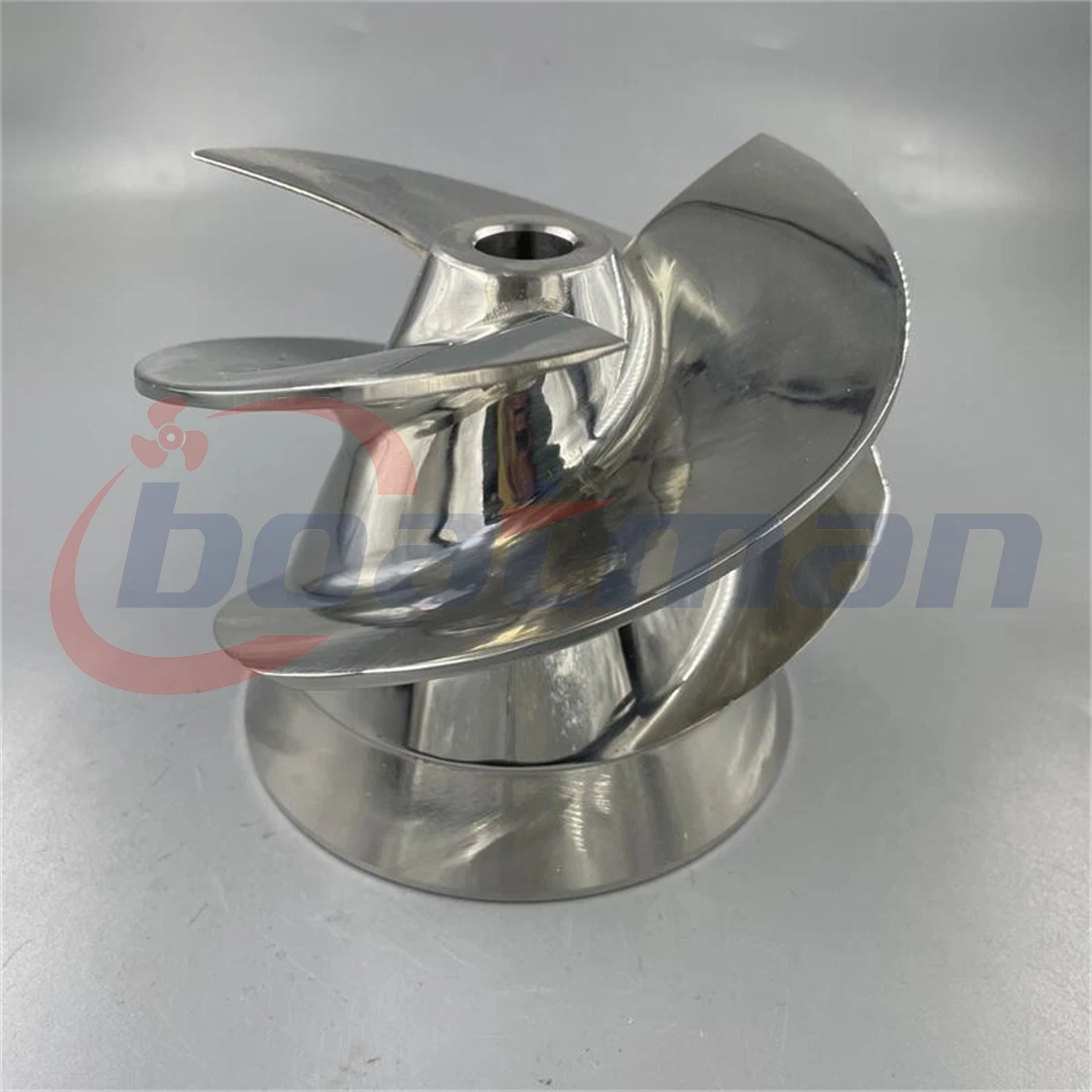 5 7/8" Stainless Steel Outboard Jet Impeller + Aluminum Flanged Liner