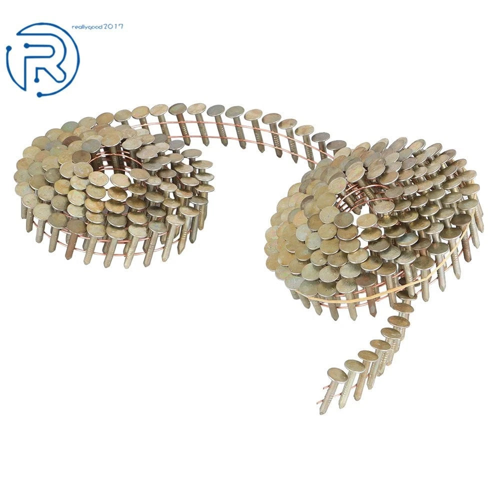 3/4" Galvanized Coil Roofing Nails for Roofing (7200 Pack)