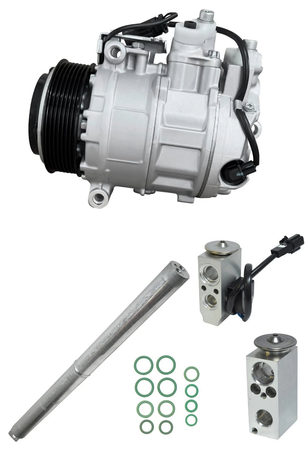 AC Compressor Kit for Mercedes GLS350d 3.0L Diesel (2017–2019) Rear