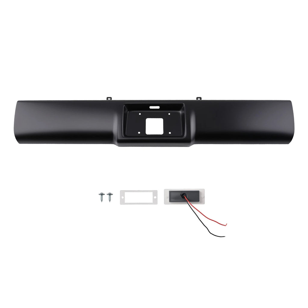 Black Rear Roll Pan for Chevrolet Suburban Silverado (1992–1994) Steel
