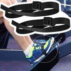 Adjustable Rowing Machine Feet Straps (77cm) for Home Gym Workouts