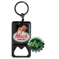 MACK Trucks Bottle Opener Keychain Emblem Diesel Retro Trucker Gear