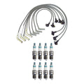 Denso 8mm Wire Set & 8 Iridium Power Spark Plugs for Ford Mercury 5.0 V8 (–)