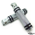 Diamond Chrome Footpegs Footrest for Suzuki Intruder 1400/Boulevard S83 (1995–2008)