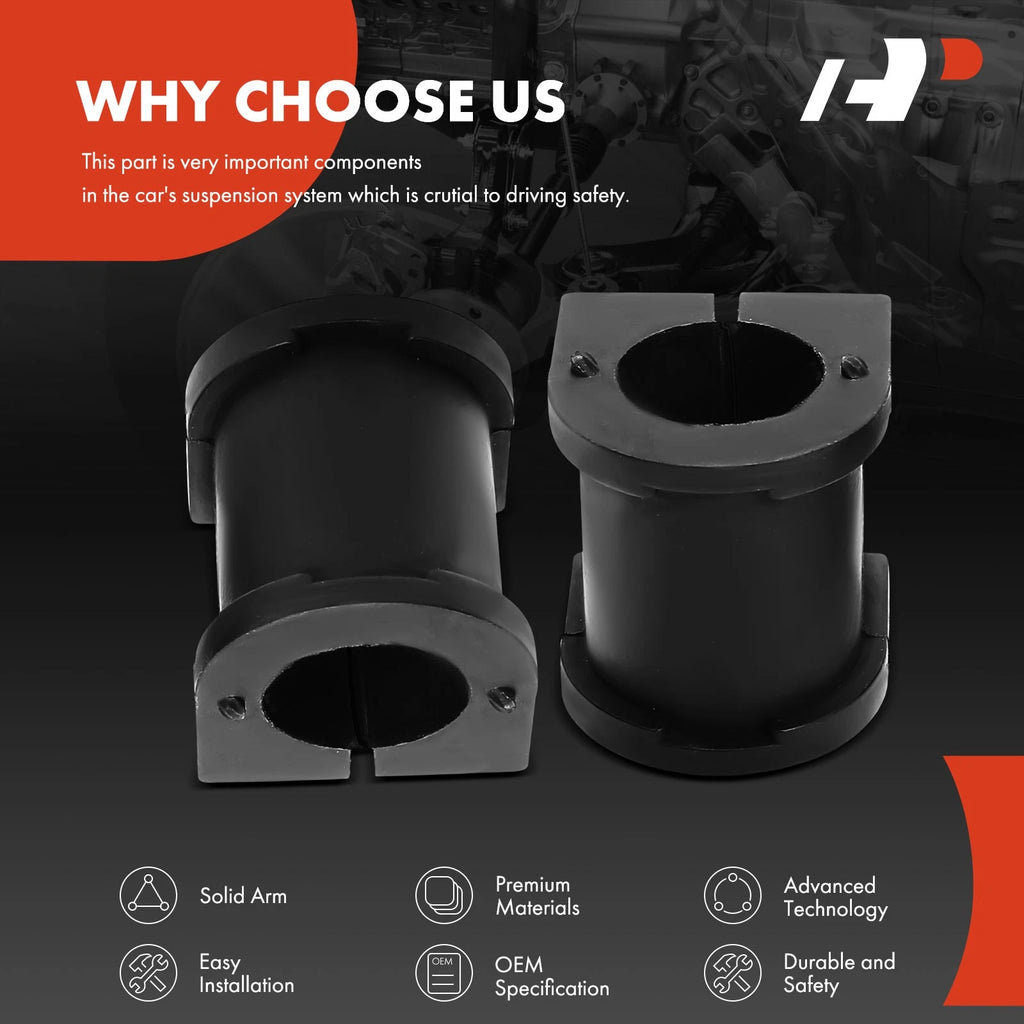 2X Front Sway Bar Bushings for Kia Rio (2001-2005)