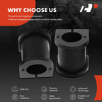 2X Front Sway Bar Bushings for Kia Rio (2001-2005)