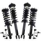 8x Front Rear Struts Sway Bars Coil Spring Kit for Honda Accord (2008–2012)