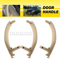 3X Beige Interior Door Pull Handle Trim for BMW X5 X6 (2014–2019)