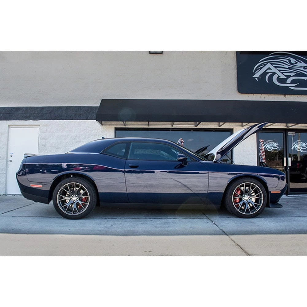 4pc Polished Stainless Steel Side Marker Trim for Dodge Challenger (2015–2017)