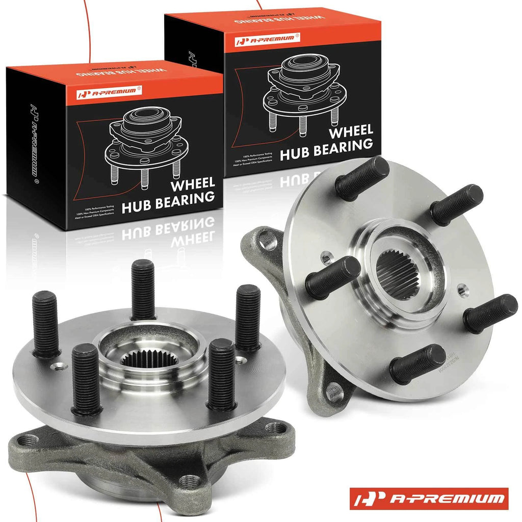 2X Front Wheel Hub & Bearing Assembly for Honda Civic (2017–2021)