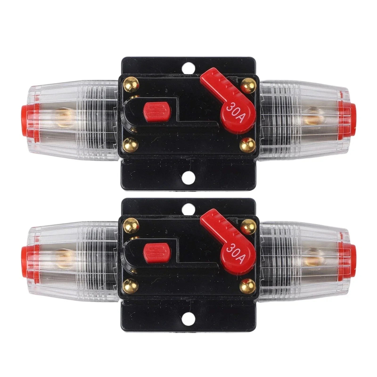 2 x Circuit Breaker 30A Resettable Fuse for Car & Marine Applications