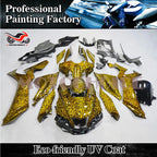 Gold Forged Carbon Fiber Bodywork Fairing Kit for Yamaha YZF R1 R1M