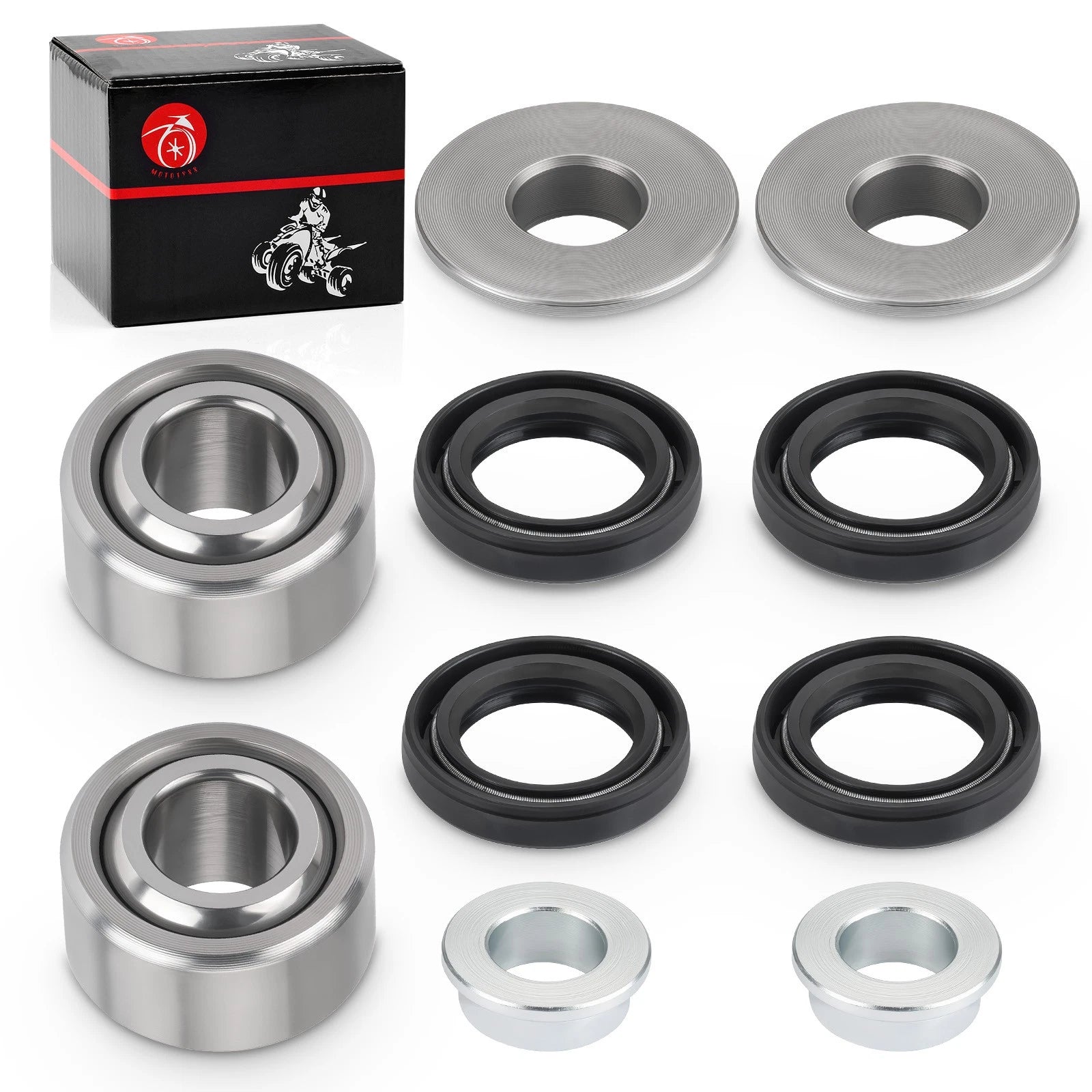 Rear Shock Bushing Bearing Rebuild Kit for Yamaha Warrior 350 (1987–2004)