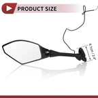 Set of 2 Motorcycle Rear View Mirrors for Honda CBR600RR (2003-2014)