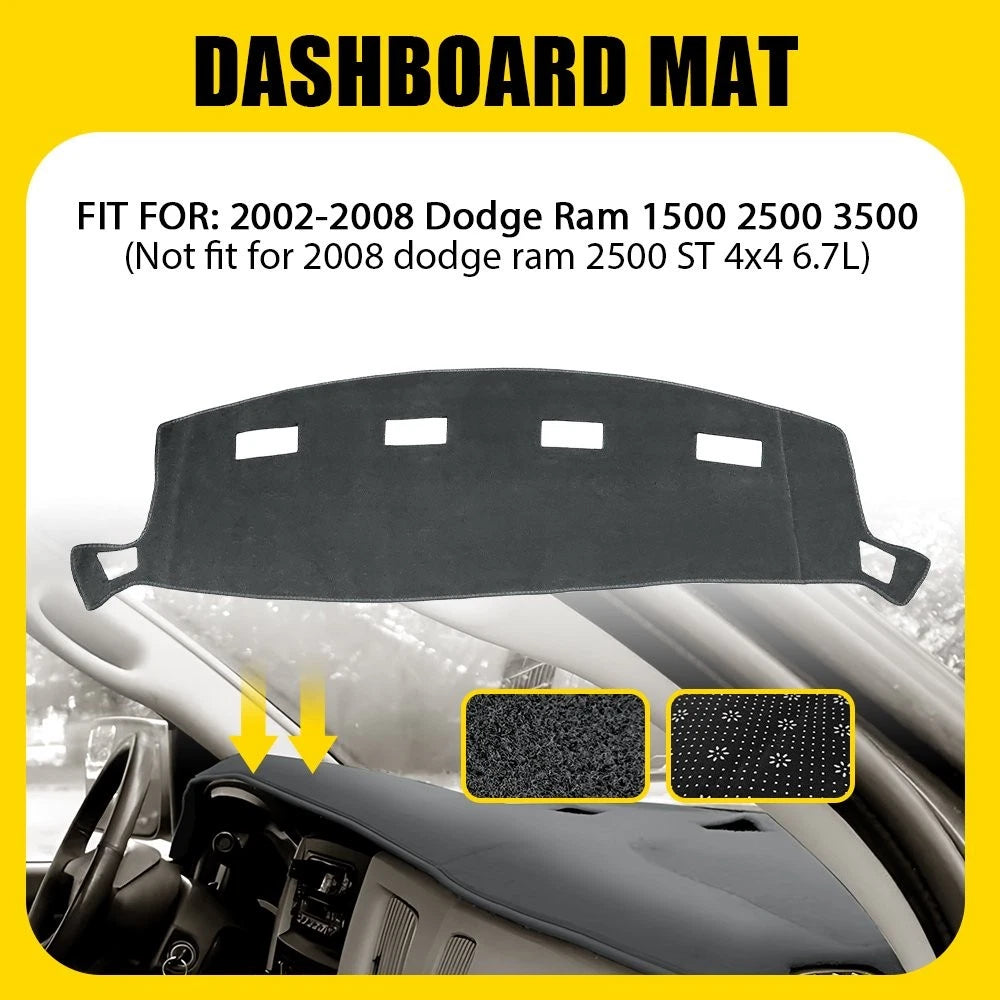 Dashboard Cover for Dodge Ram 1500 2500 3500 (2002–2008)