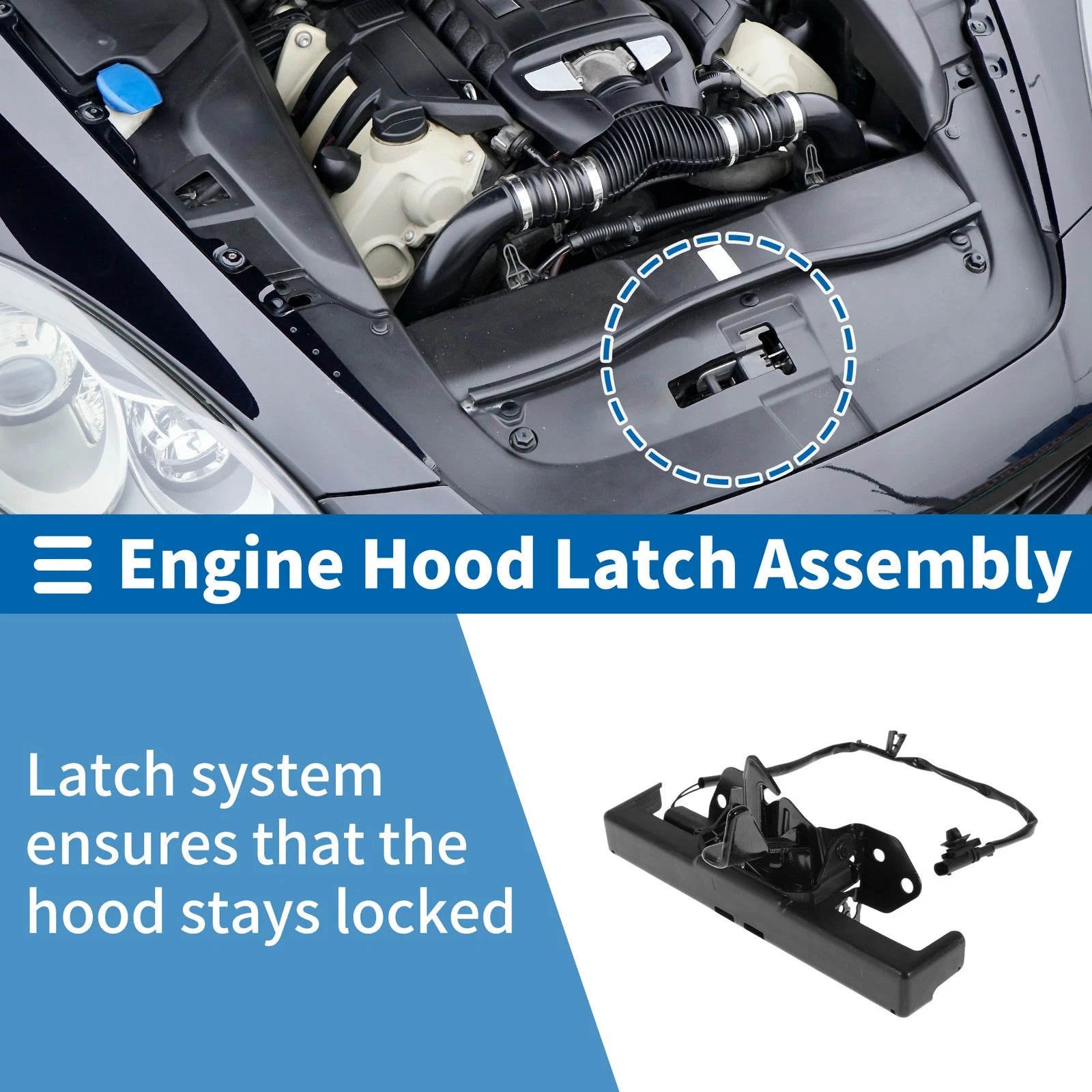 Hood Latch Assembly for Kia Forte (2019–2021) No. 81130M6000