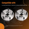 2pc Front Wheel Hub Assembly Set 5-Lug for Dodge Ram 1500 4WD (1994–1999) 515006