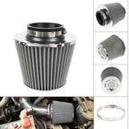 3" Cold Air Intake Cone Replacement Dry Air Filter for Universal