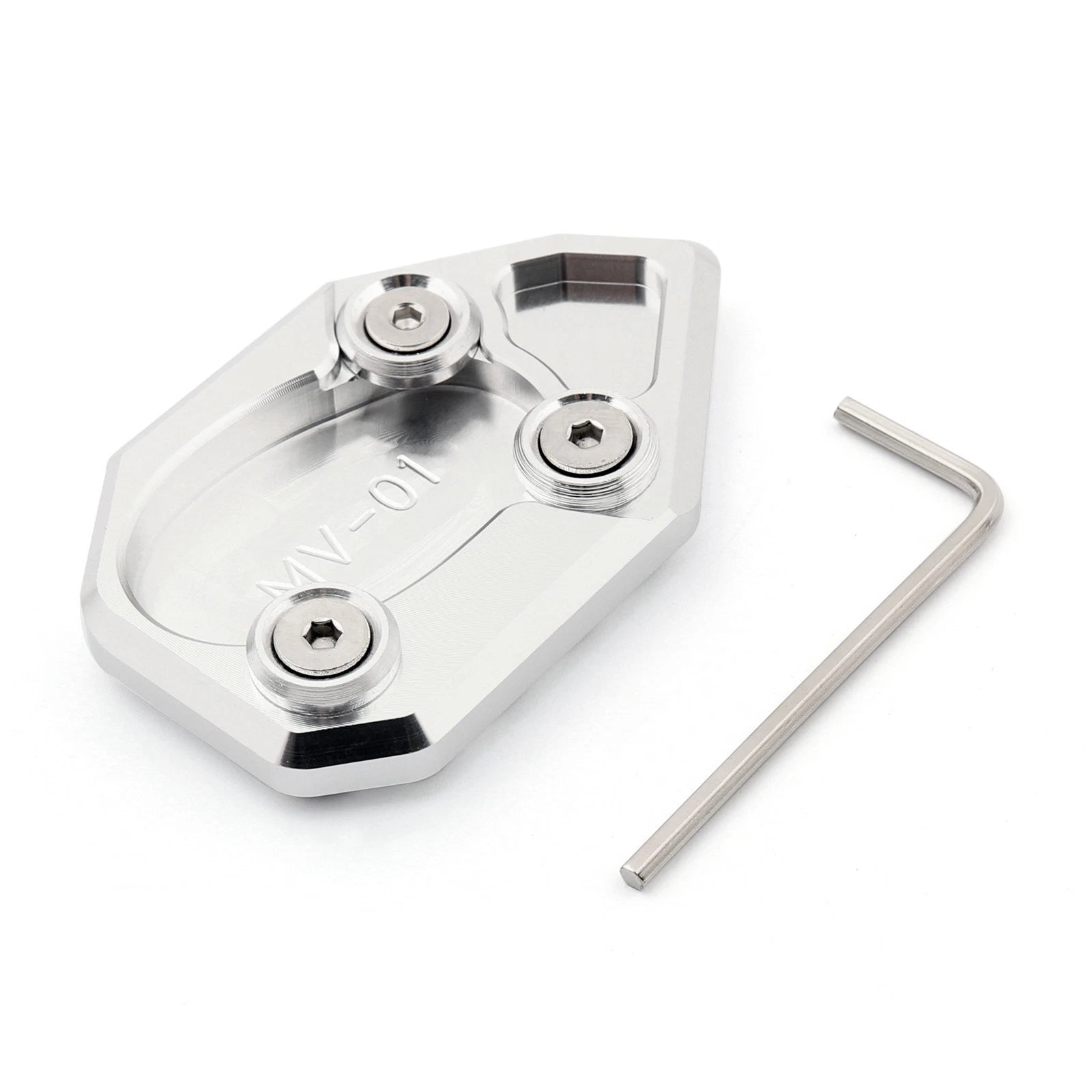 Side Kickstand Plate Pad for MV Agusta Brutale 1078, F4, Brutale 990R (2007–2010)