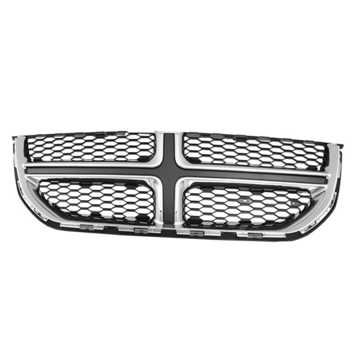 Front Grille Replacement Black Chrome ABS Plastic for Dodge Caravan (2011–2020)