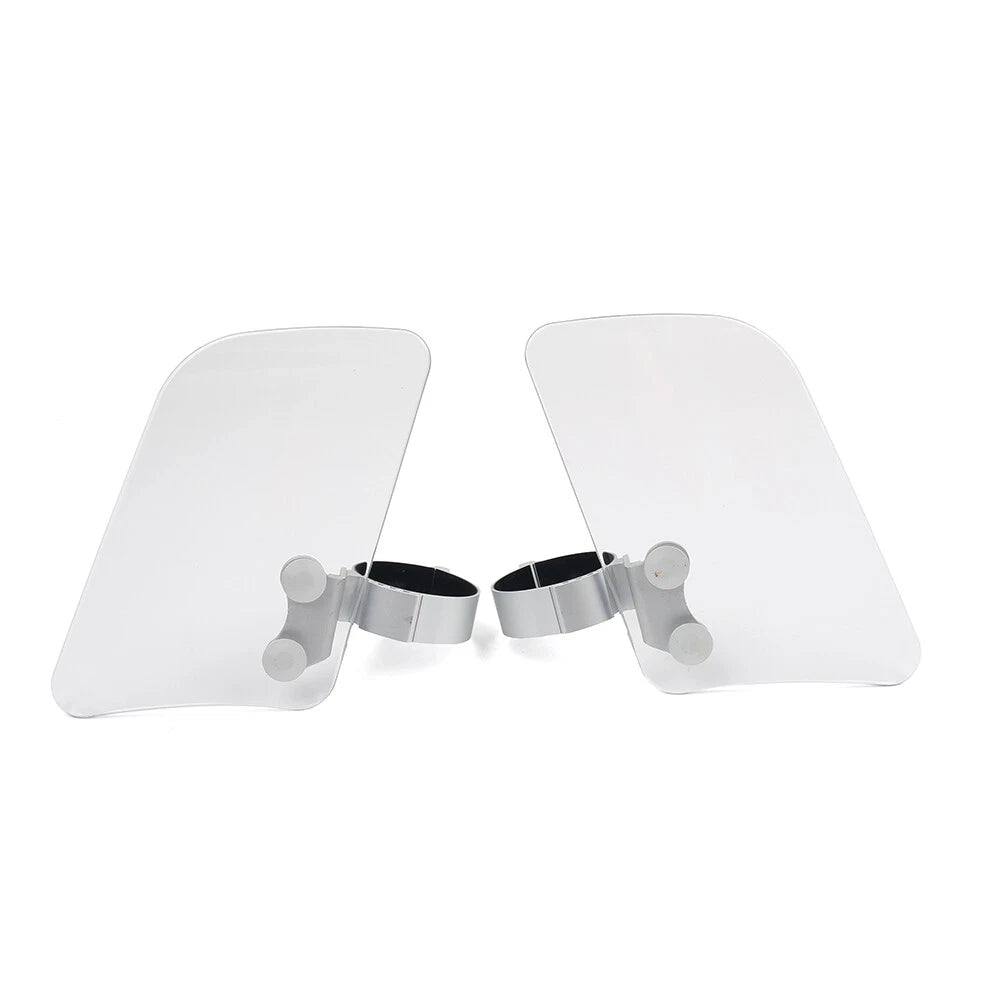 Clear Motorcycle Front Wind Fork Air Deflector for Honda Kawasaki Yamaha