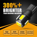 10X T10 LED License Plate Light Bulbs 168 2825 194 W5W for Universal Vehicles