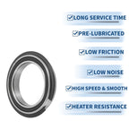 Deep Groove Ball Bearings 30x42x7mm for Scooter Skateboard (6806NR2RS)