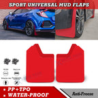 Front Rear Red Mud Flaps Splash Guards for Honda Civic & Accord (2010–2025)