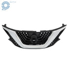 Front Bumper Grille for Nissan Murano (2015–2018) Chrome Black
