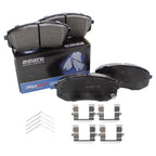 Set of 4 Akebono ProACT Front Ceramic Slotted Brake Pads for Hyundai Sonata, Kia Optima