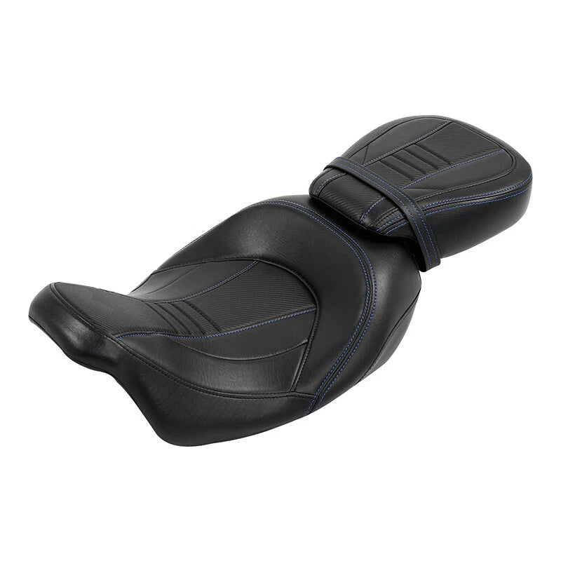 Black Driver Passenger Seat for Harley CVO Street Electra Glide (2009–2023)